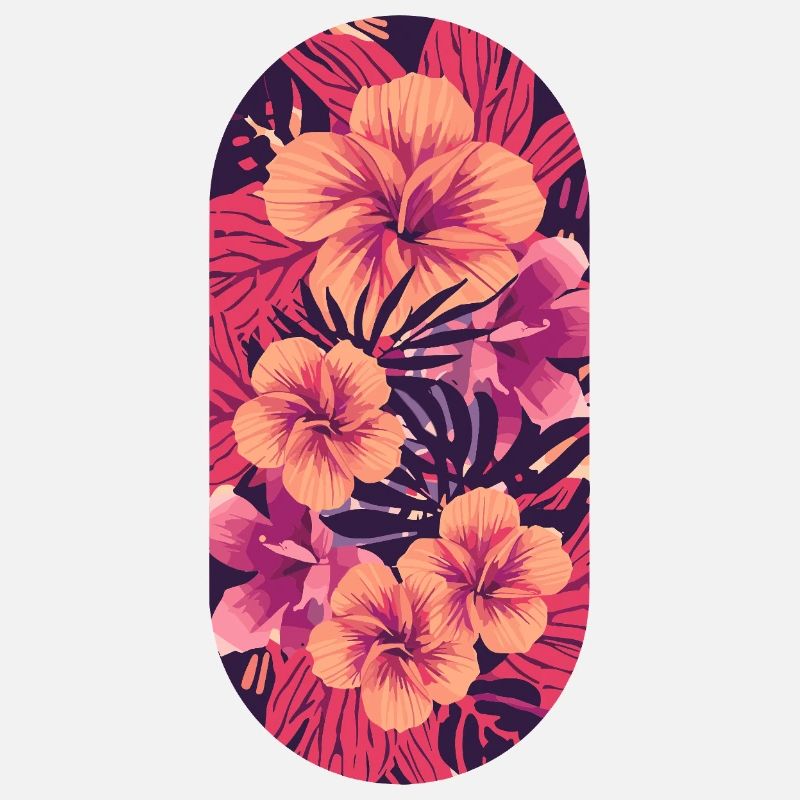 Tropical Hibiscus Color Explosion