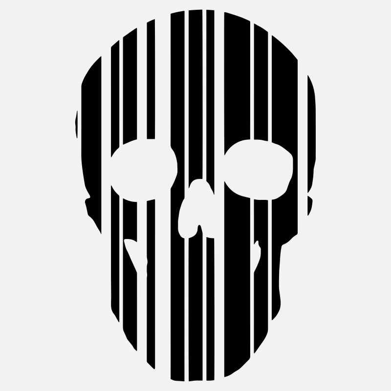 Barcode Schädel