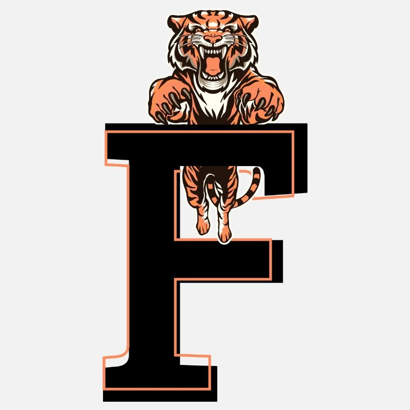Buchstabe f tiger - Geschenkidee
