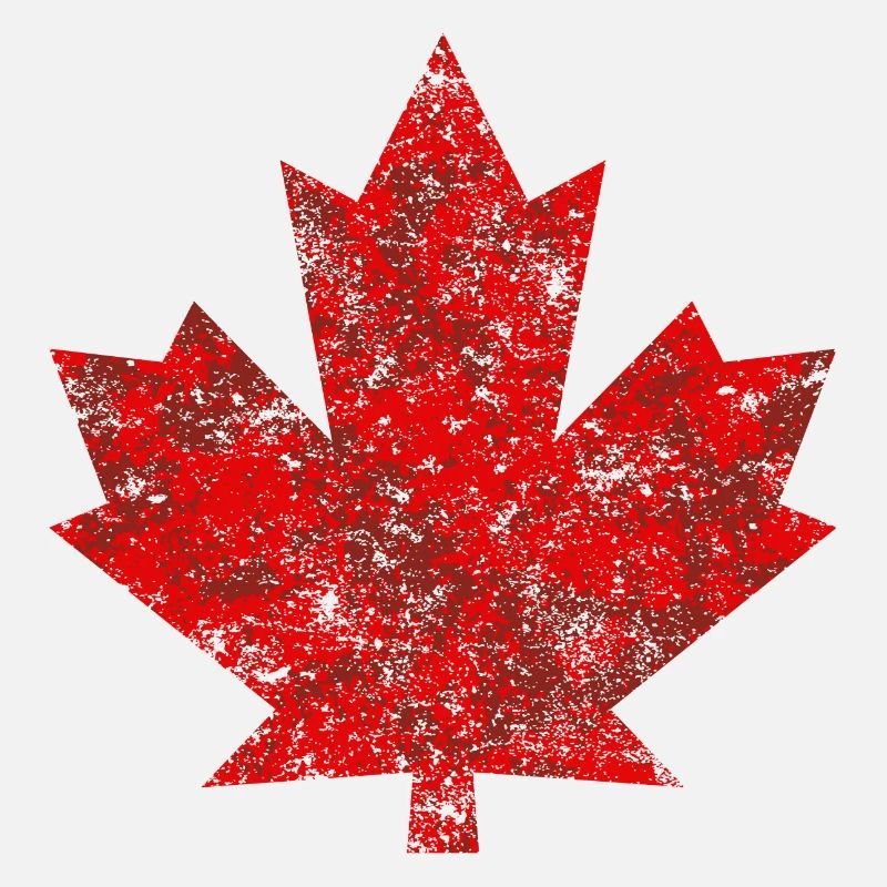 Canada Feuille d'érable Feuille d'érable Canada grunge Amérique