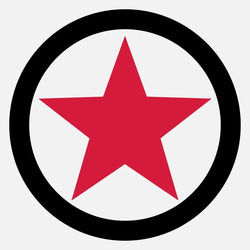 Star Revolution Circle Rebel Anarchy Fight Left