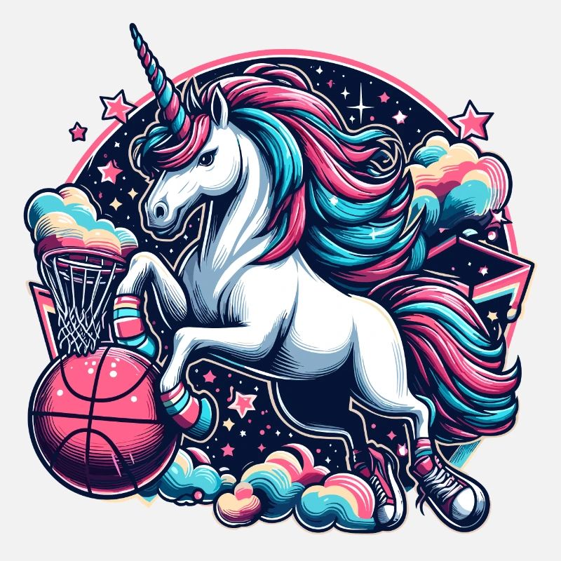 Basketball Einhorn Geschenk