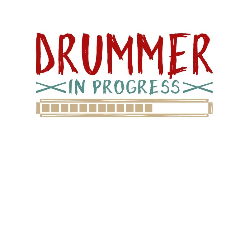 Drummer In Progress Sticks Percussion Drummer Gift