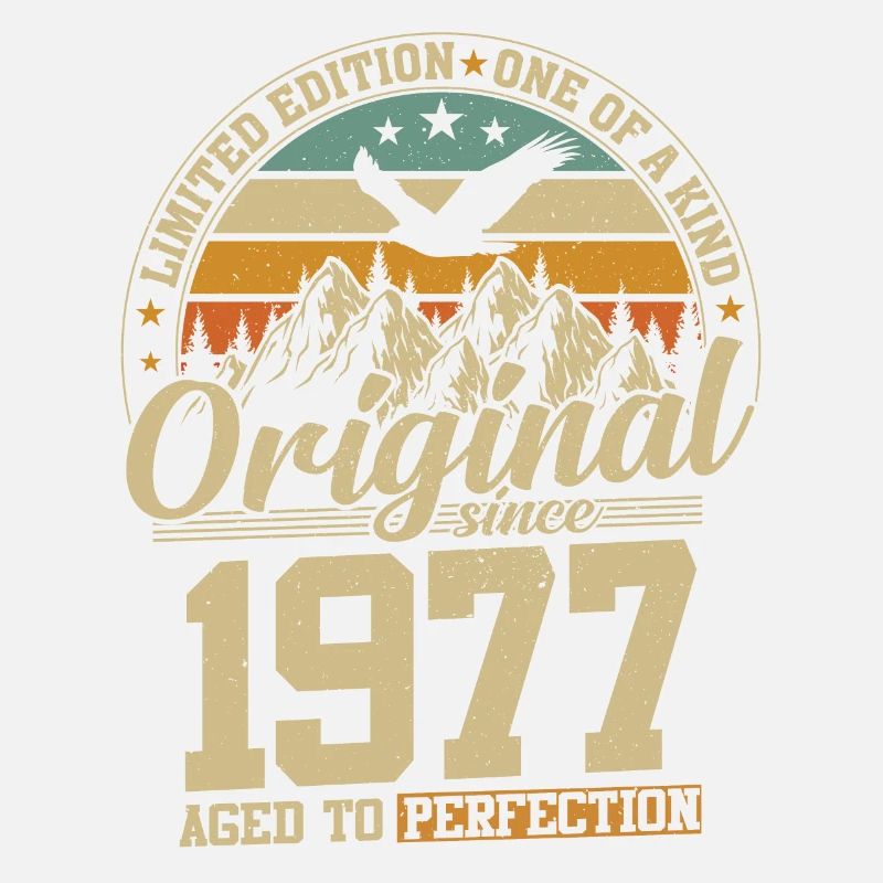 47 Jahr 1977 Geburtstagsgeschenk Limitierte Auflage