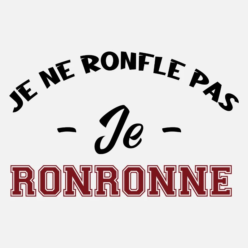 je ne ronfle pas je ronronne