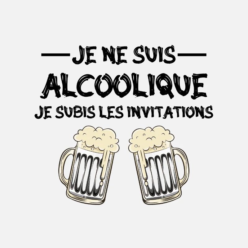 je ne suis pas alcoolique je subis les invitations