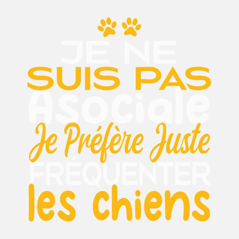 Je préfère juste fréquenter les chiens