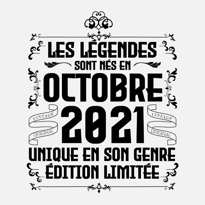 Les Légendes Sont Nés En Octobre 2021 Anniversaire