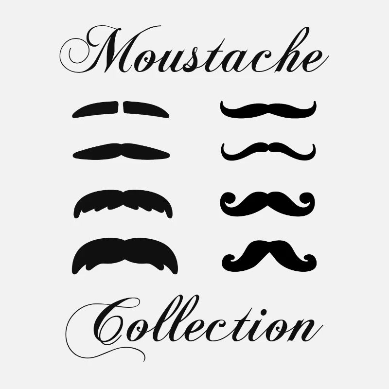 Collection de moustaches, Idée cadeau d'élégance.