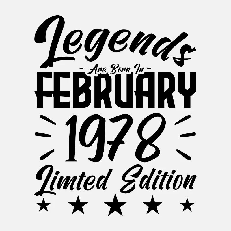 Geboren 1978. Geburtstagsgeschenk.