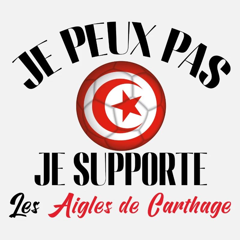 je supporte les aigles de Carthage, tunisie