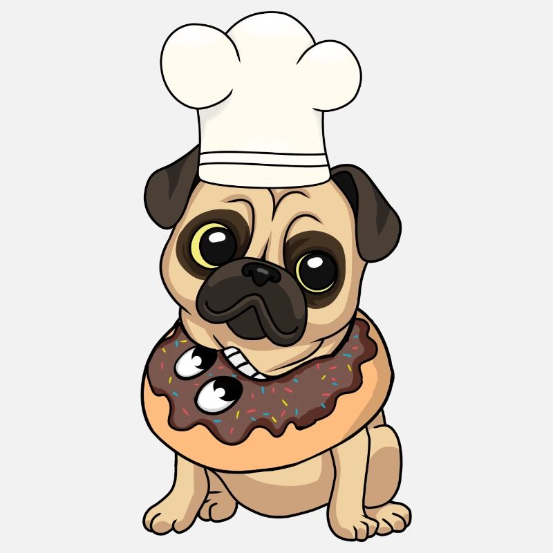 Mops Hund Hunde Kinder Kind Weihnachtsgeschenk
