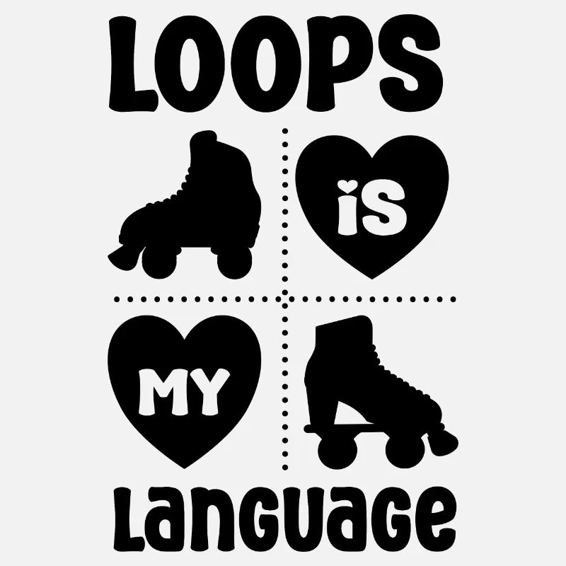 Rollerskater Party Loops est mon idée cadeau de langue