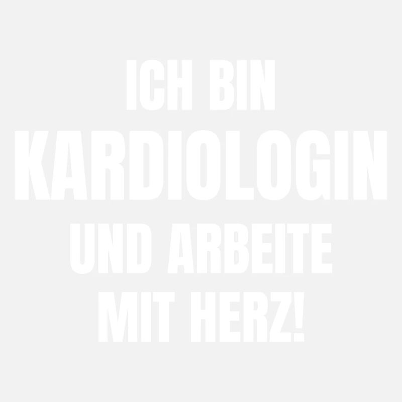 Kardiologin arbeitet mit Herz!