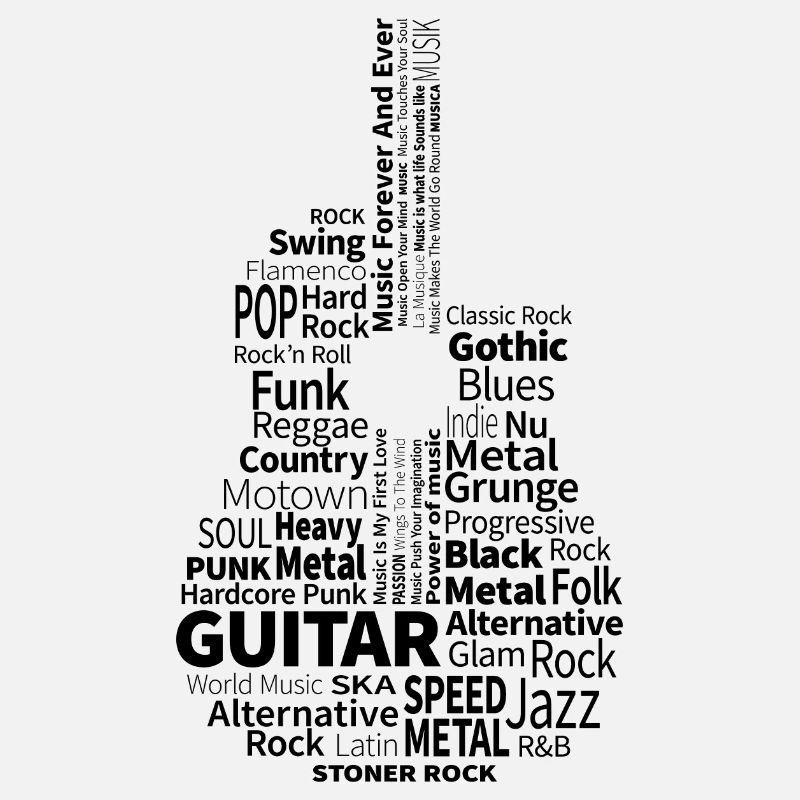 Guitar Black - sur bright