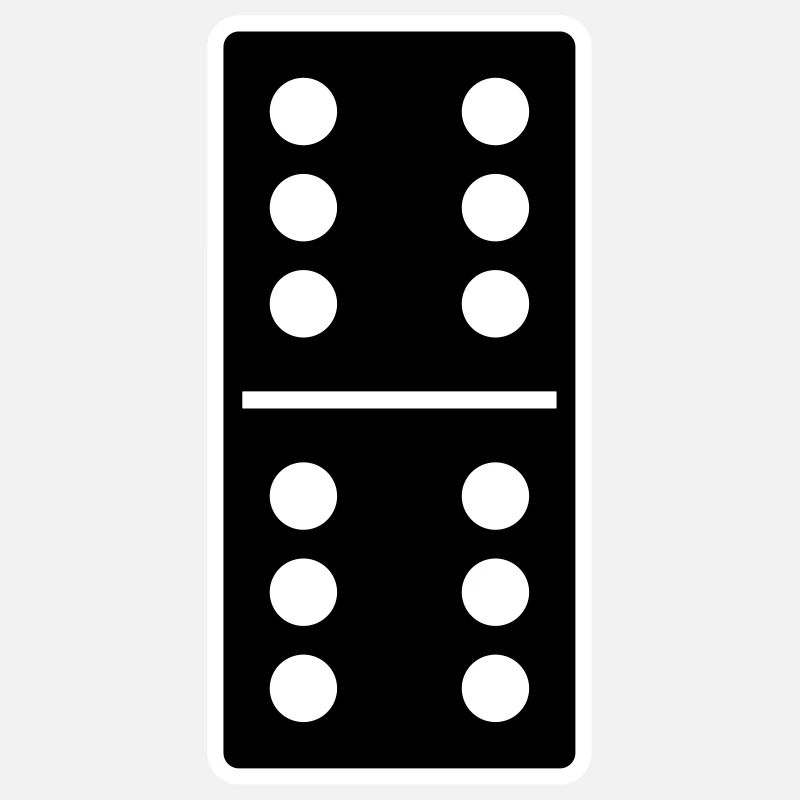 DOMINO STONE 6:6 - VARIABLE COLOR - VECTOR DESIGN!