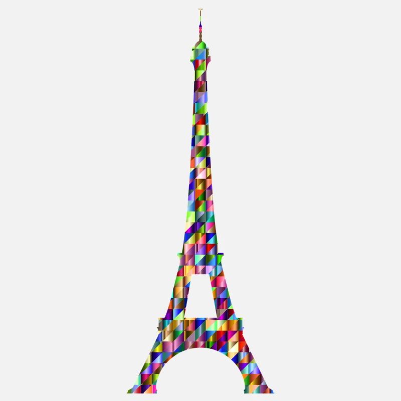 Eiffelturm Regenbogen