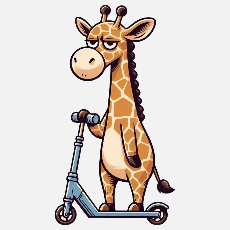 Grumpy Giraffe on Kickroller Comic