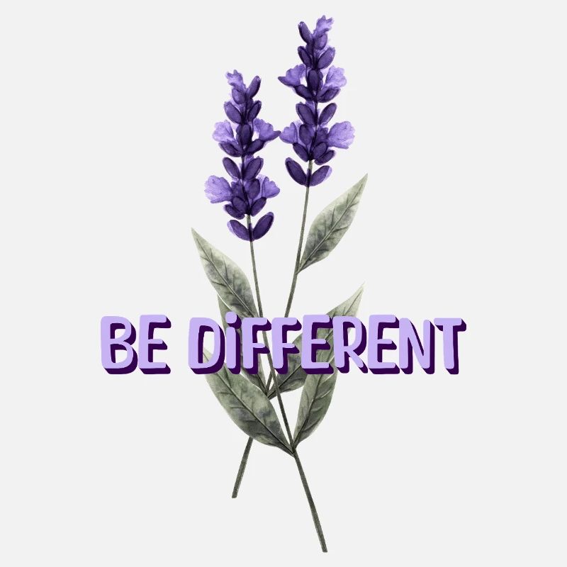BE DIFFERENT – Lavender Flower Love Affirmations