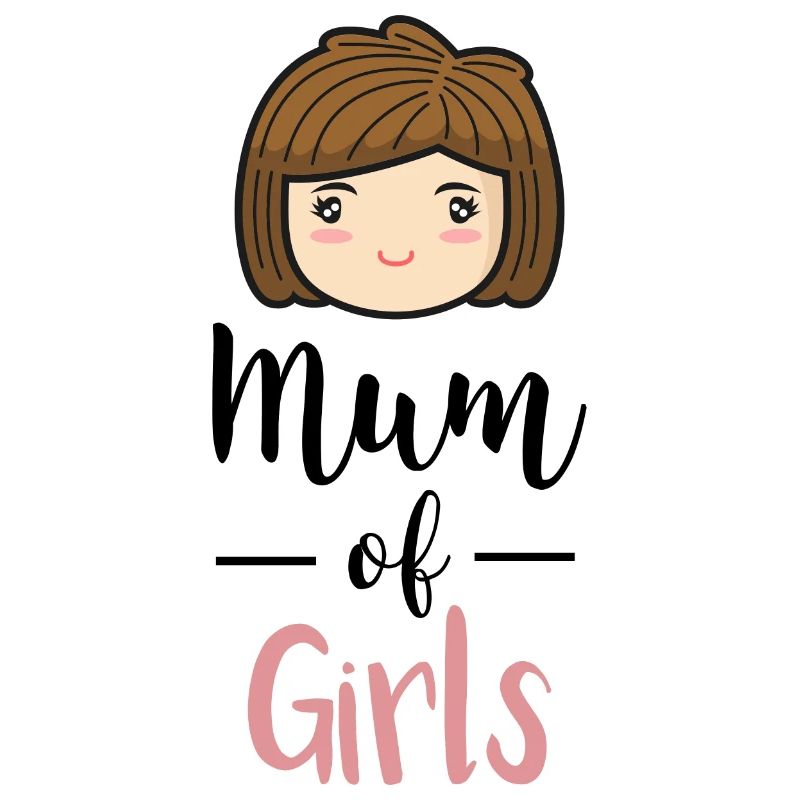 Mama von Mädchen Mutter Töchter Muttertag