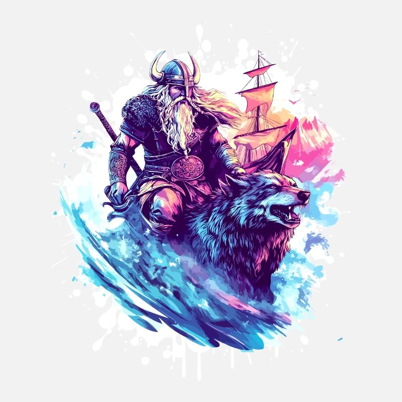 Viking Wolf Warrior Valhalla