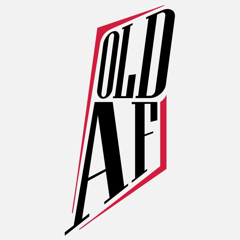 old AF Text Logo