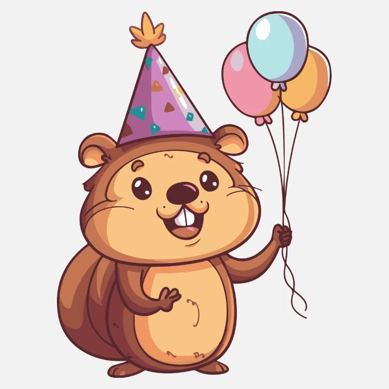 Biber Geburtstag Comic