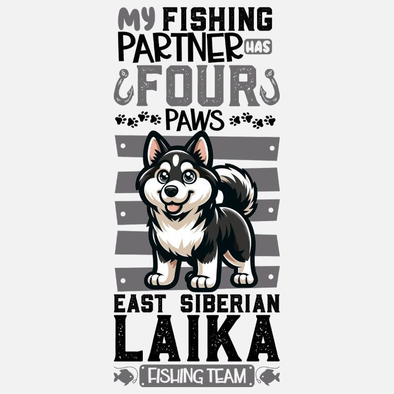 Pêche et laïka de Sibérie orientale