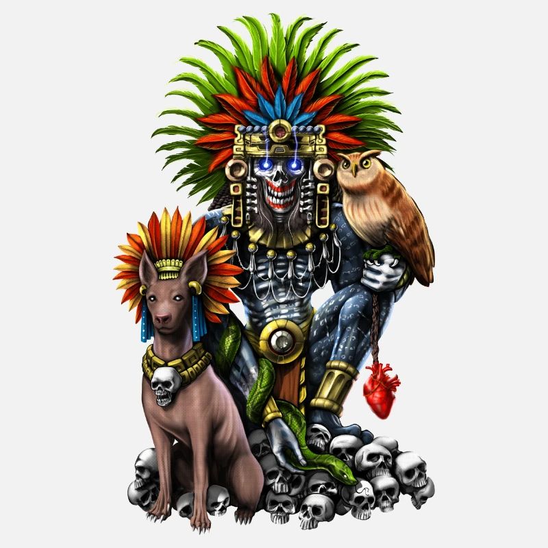 Aztec God Mictlantecuhtli