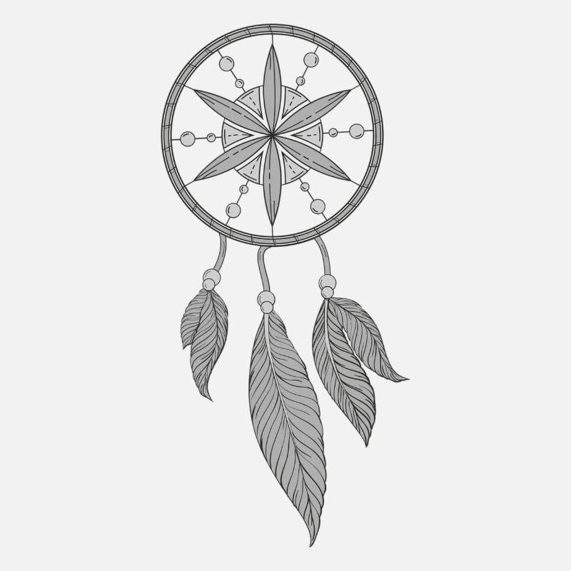 Grey Dream Catcher