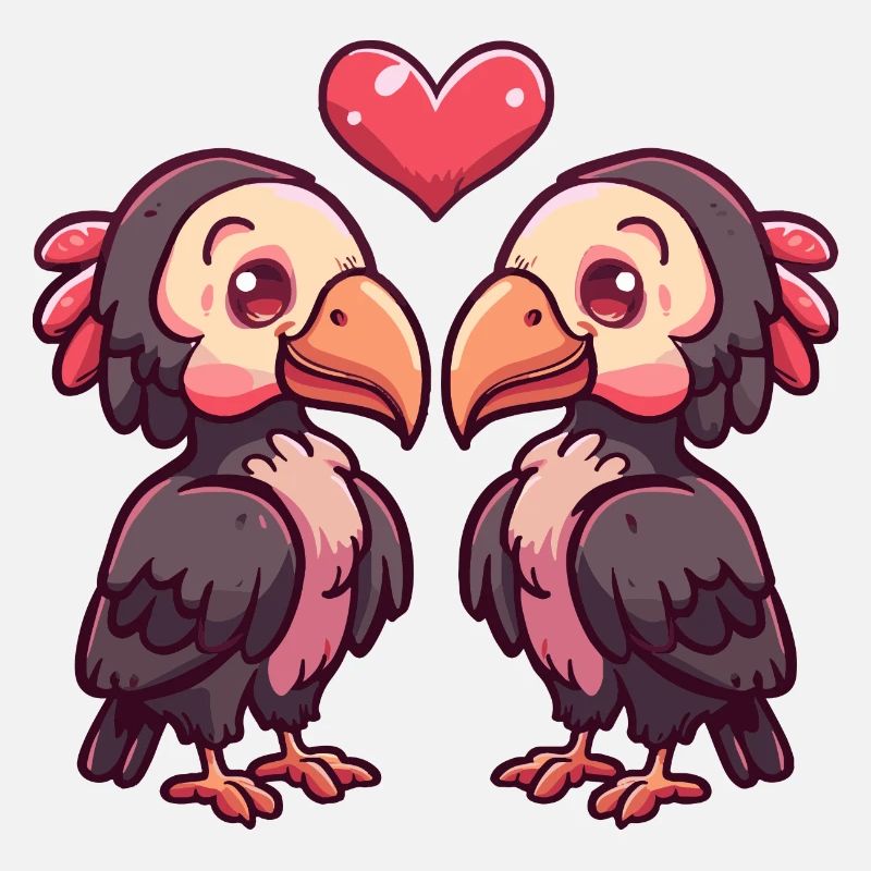 Harpy Couple Love Eagle Valentine's Day