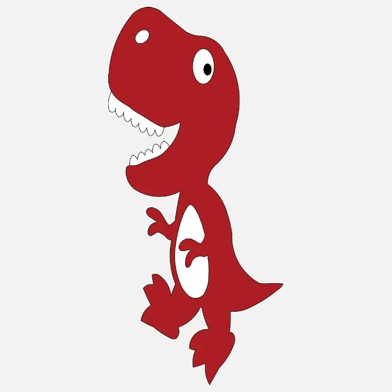 Dino Cute Red
