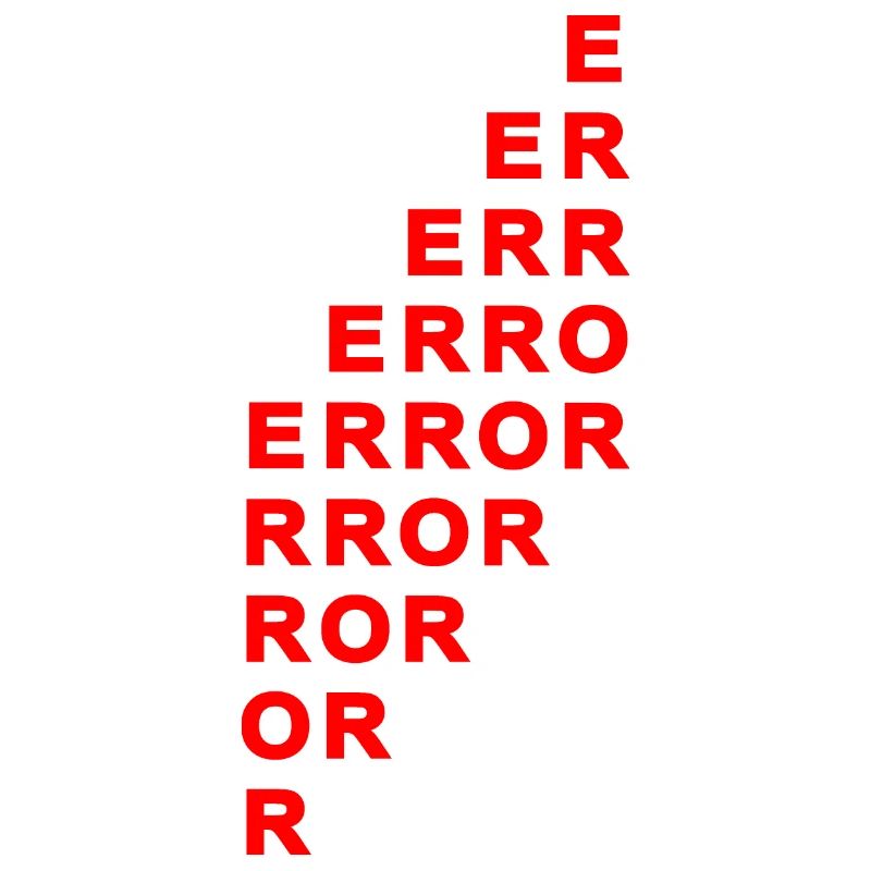 Error Saying Proverbs