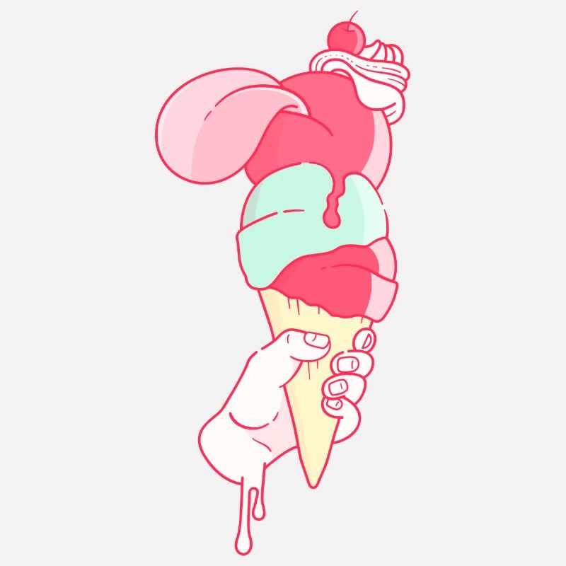 Glace affamée