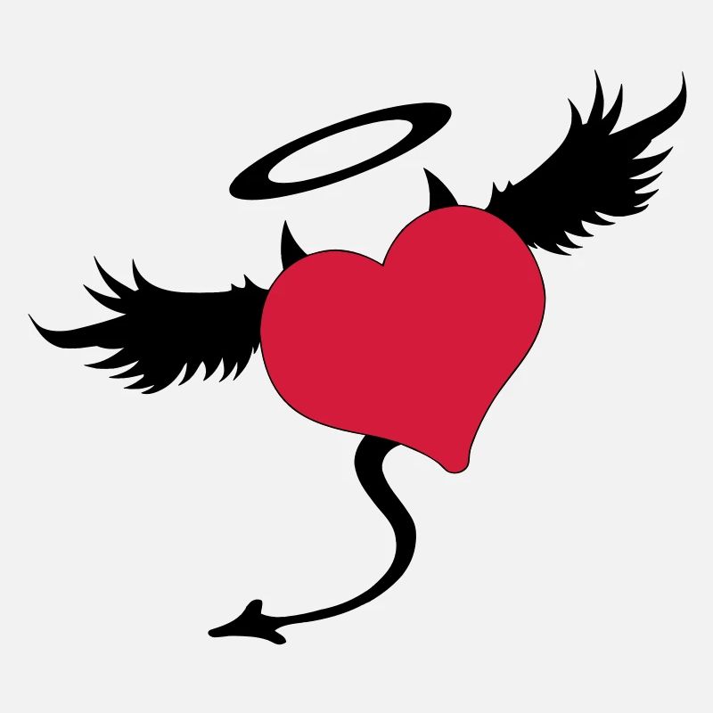 angel devil symbol