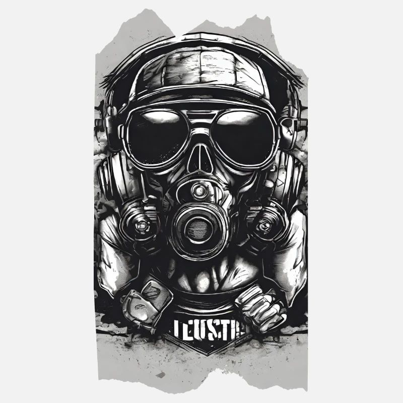 Sonorous Sentinel, Gasmasken-Kopfhörer Graustufen