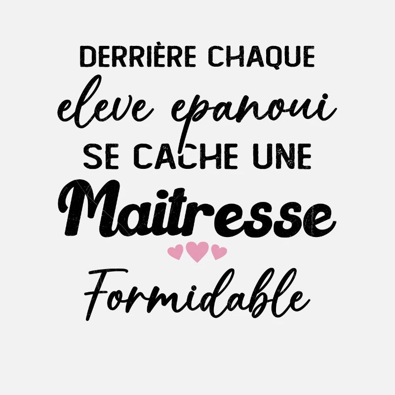 Maîtresse Formidable Remerciement Fin d'année