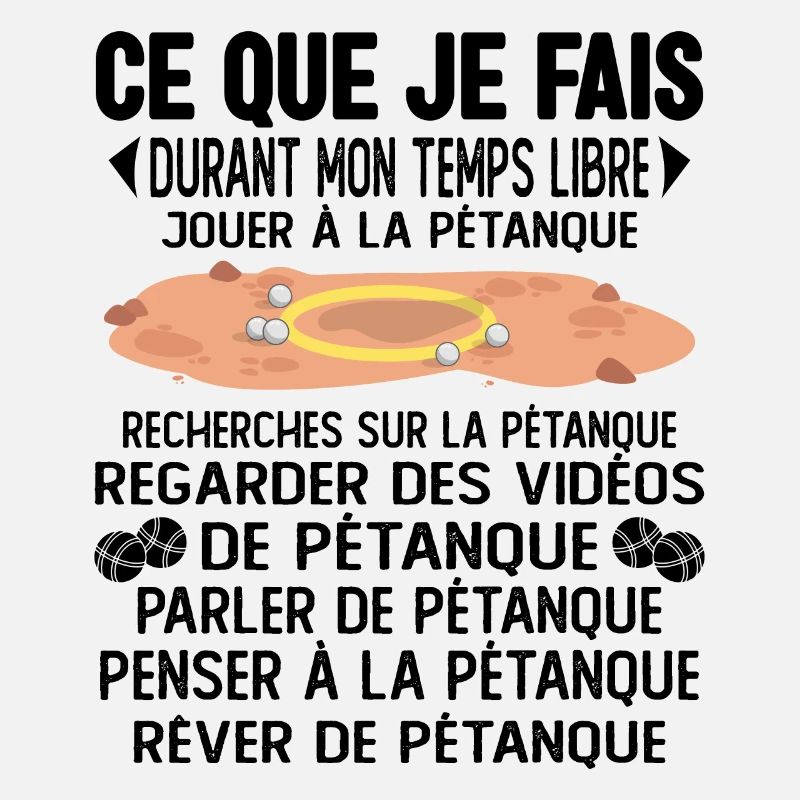 Ce Que Je Fais Pendant Mon Temps Libre pétanque