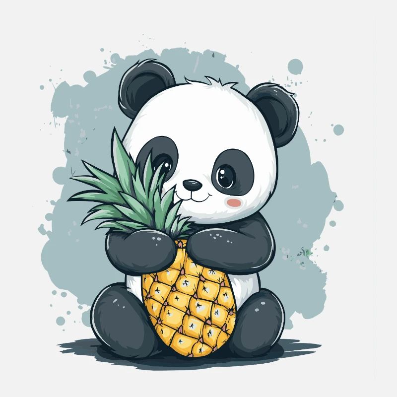 Panda and pineapple