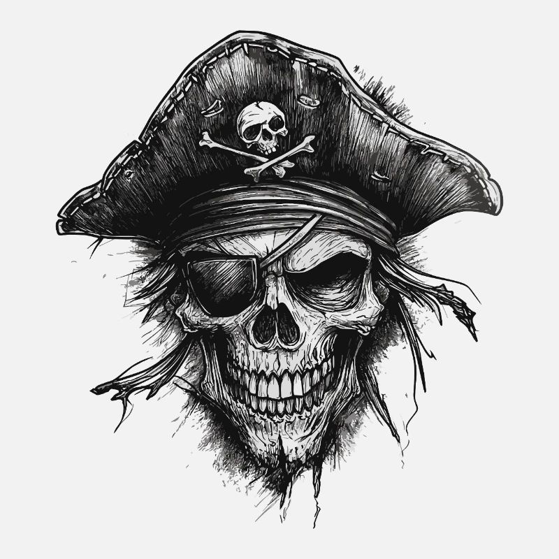 Piratenschädel