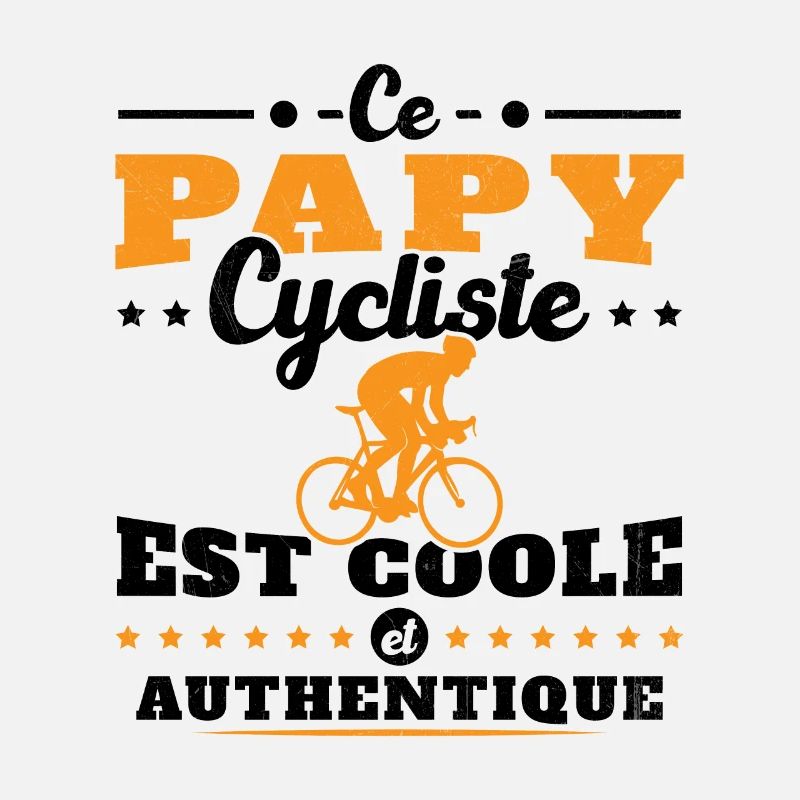 Ce papy cycliste est coole et authentique