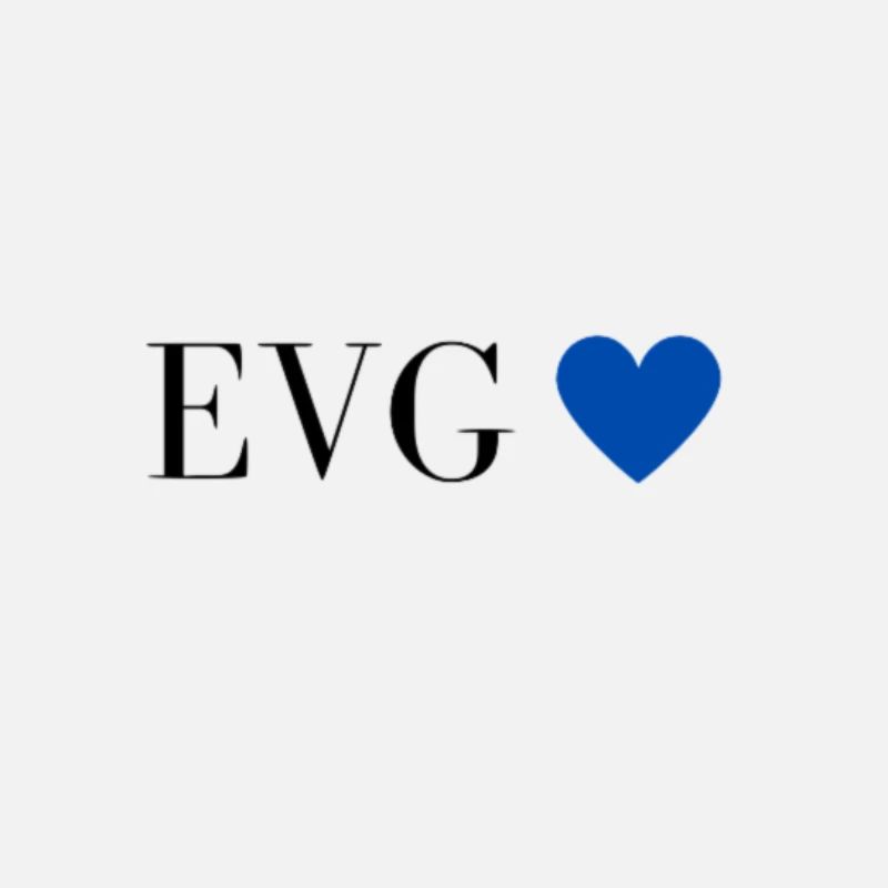 EVJF coeur bleu