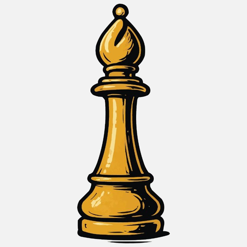 Icône d’échecs de l’évêque d’or