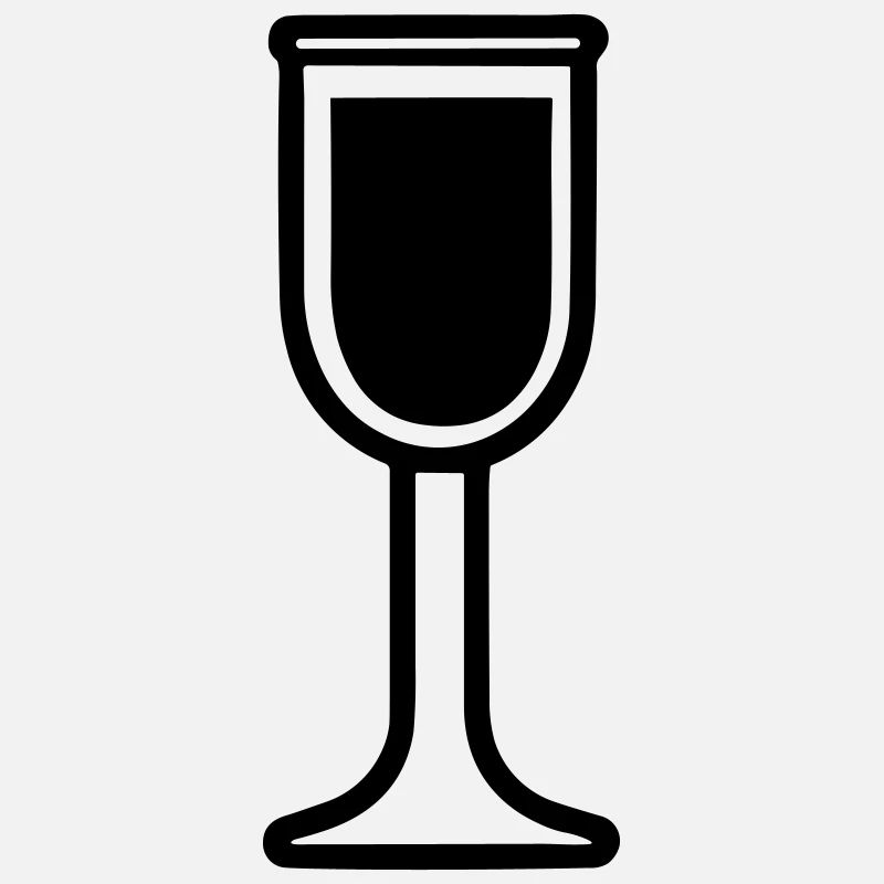 Einfaches Trinkglas