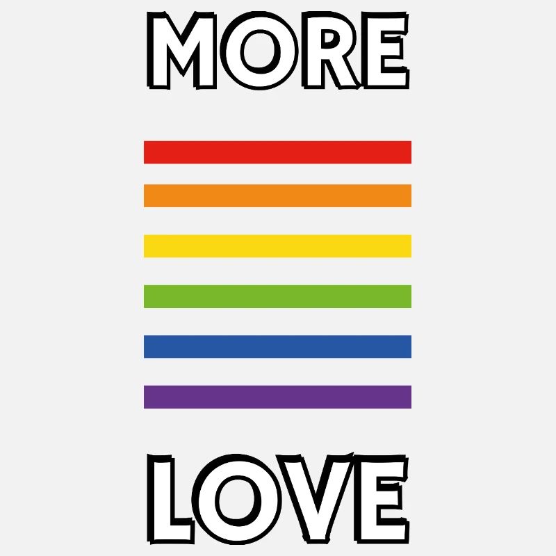 More love pride rainbow