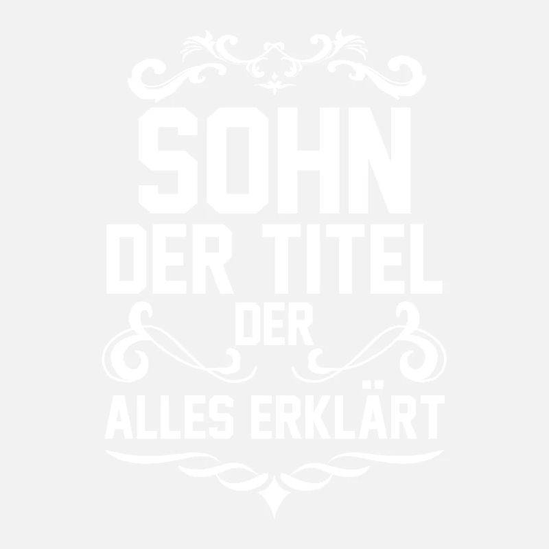 Sohnemann Söhne Sohn