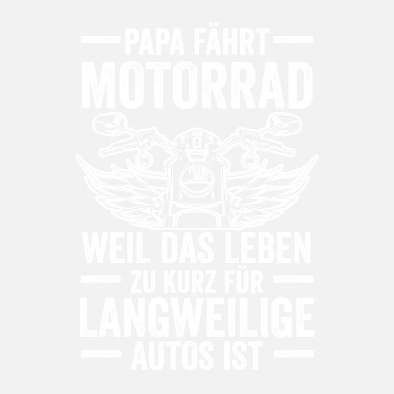 Papa Motorrad Vater Motorradfahrer