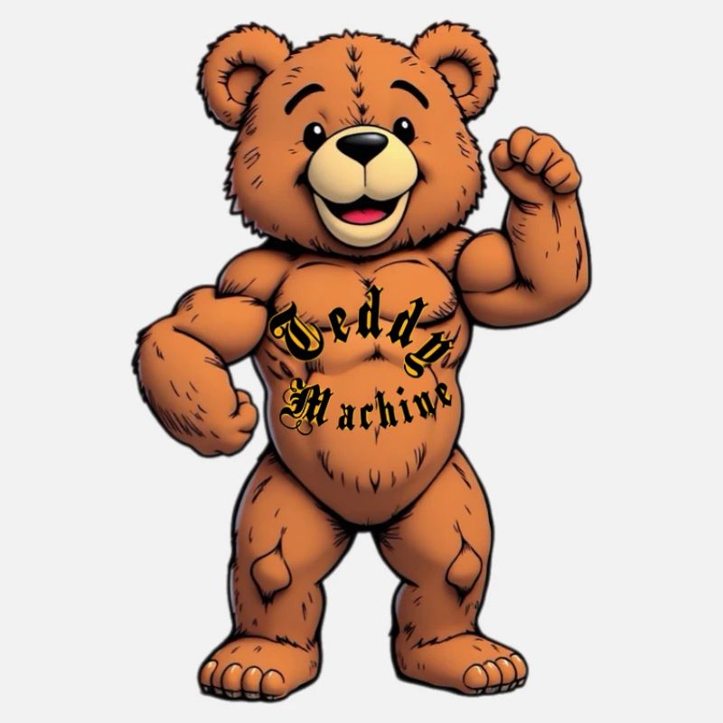 Teddy Machine Tattoo Bear