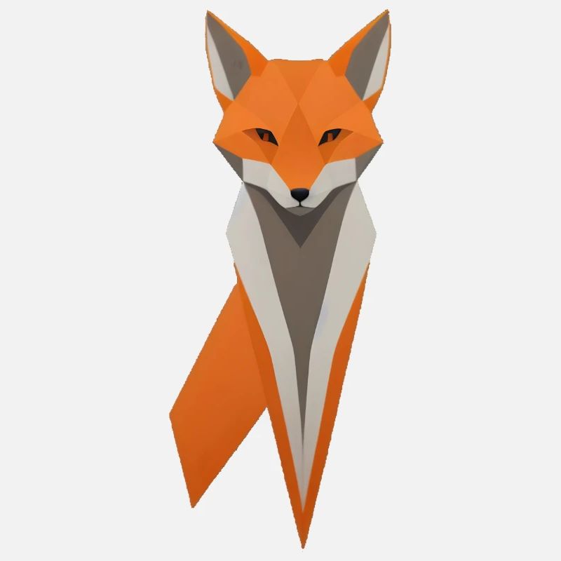 Geometric Fox Design