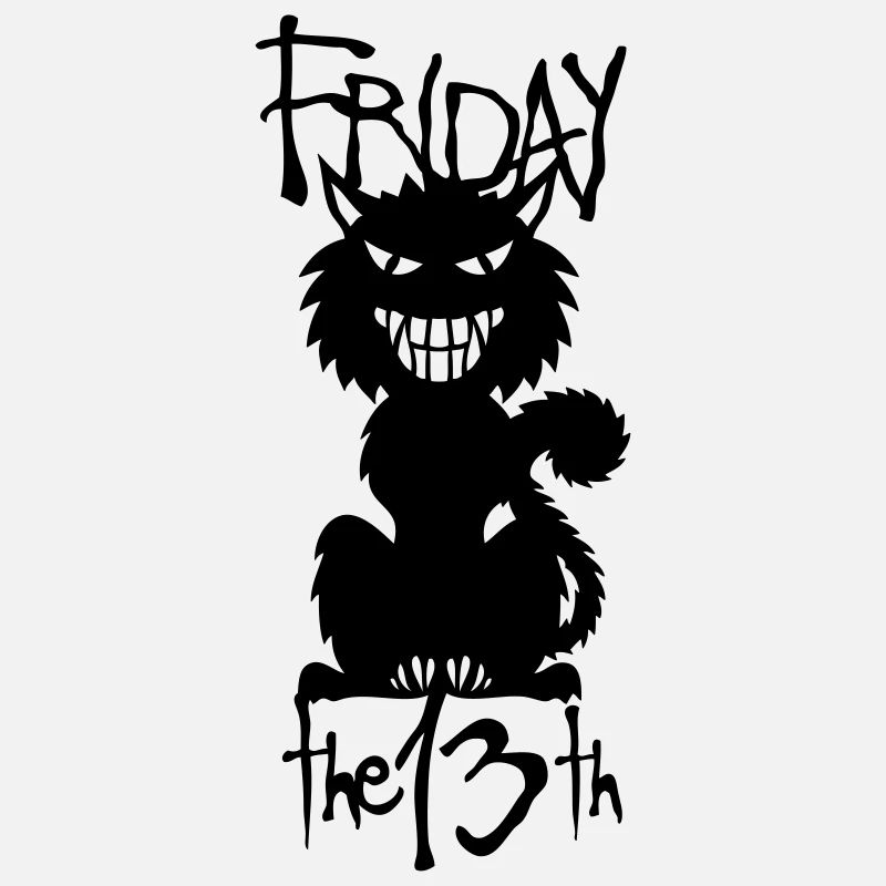 chat noir cat mechant friday 13